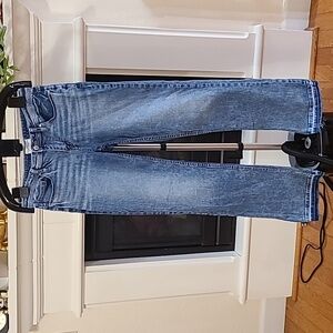 SHYANNE  bootleg jeans blue washed 34 Inch Inseam-Long or Tall